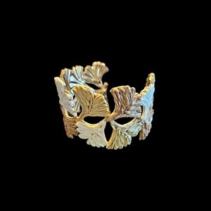 New Colorful Floral Cuff Raffia Bracelet